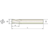 Schaftfräser 4WCE040120S06 mit TISIN Beschichtung 4mm Durchmesser 55mm Länge