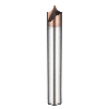 VHM Viertelkreisfräser 2DRC0090085S04 mit TISIN Beschichtung 0,9mm Durchmesser 45mm Länge