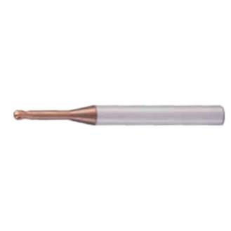 VHM Mini Radiusfräser 2KRB003005S04 mit TISIN Beschichtung 0,3mm Durchmesser 45mm Länge-Beschreibung lesen