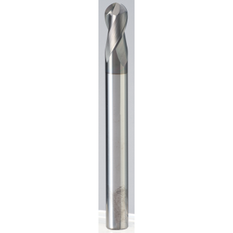 VHM Kugelfräser G-TAC beschichtet 2LCB004008S04 mit G-TAC Beschichtung 0,4mm Durchmesser-Beschreibung lesen