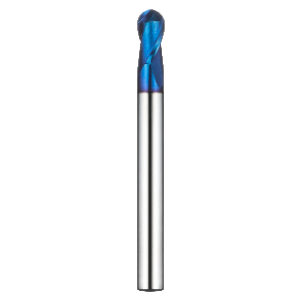 Radiusfräser 2BCB002004S04 mit TISIN Beschichtung 0,2mm Durchmesser 45mm Länge-Beschreibung lesen
