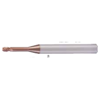 VHM Eckradiusfräser 4KCR025001100 mit TISIN Beschichtung 2,5mm Durchmesser 45mm Länge-Beschreibung lesen