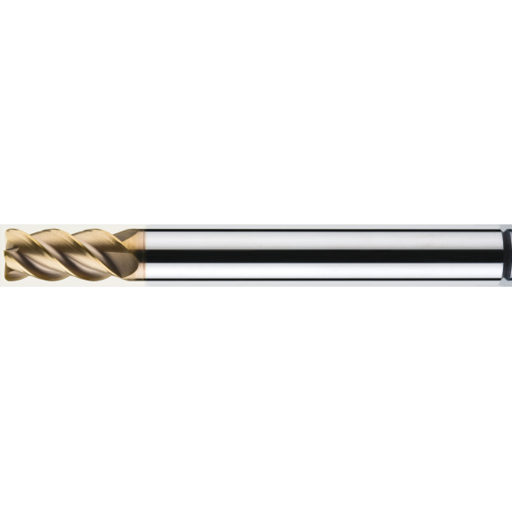 VHM Eckradiusfräser lang 4HCR060020S06 mit TISIN Beschichtung 6mm Durchmesser-Beschreibung lesen