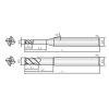 Rippenfräser mit 4 Schneiden 4RES025075S04 mit JCRO Beschichtung 2,5mm Durchmesser