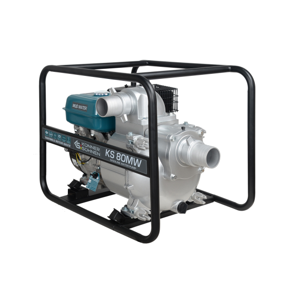 La motopompe pour eau fortement polluée KS 80MW Modèle moteur KS 280 Volume du moteur, cm3 269-Lire la description