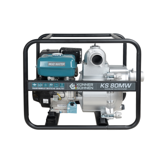 La motopompe pour eau fortement polluée KS 80MW Modèle moteur KS 280 Volume du moteur, cm3 269-Lire la description