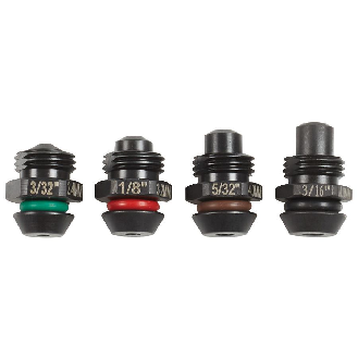 Juego de 4 recambios para la remachadora M12 (2.4, 3.2, 4.0, 4.8mm) - Rivet Tool Nose Set 4pcs-Leer más