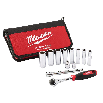 Juego de 12 piezas, carraca y vasos de 3/8\\\ - Tradesman 3/8\\\" Ratchet Set - 12 pcs"-Leer más