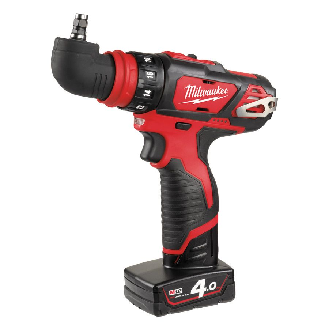 Taladro atornillador subcompacto M12 con portabrocas desmontable - M12 BDDXKIT-202C-Lire la description