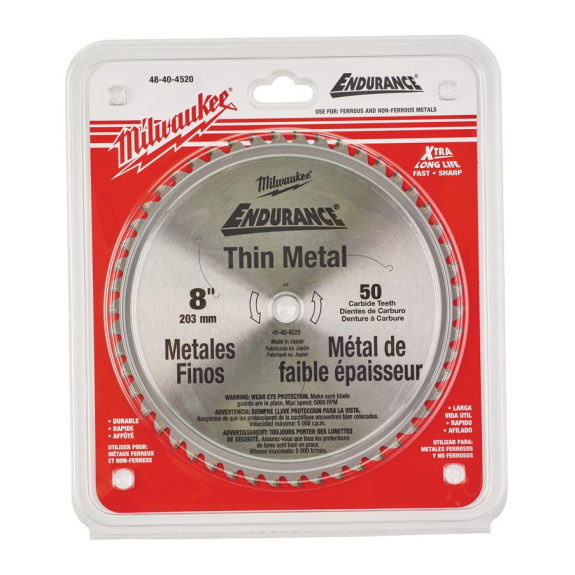 Discos para sierra circular para Metal - F 203 x 15,87 x 50 - 1 pc-Leer más