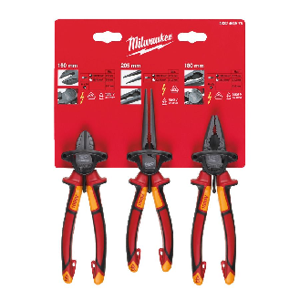 VDE 3 Piece Plier Set-Leer más