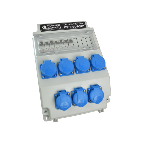 Boîtes de distribution KS DB11-P07В Nominal output current, A 32 Voltage 230/400-Lire la description