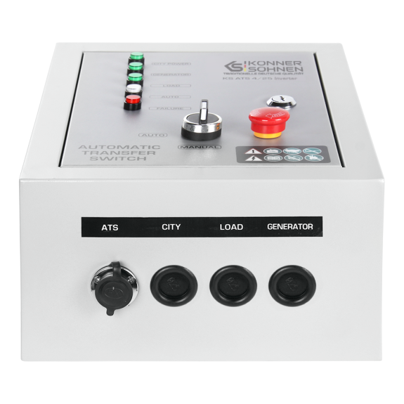 ATS-Einheit KS ATS 4/25 Inverter Stromverbrauch, W im Standby-Modus: 0,36 W, im Betriebsmodus: 1,2 W Betriebsspannung 230/400-Beschreibung lesen