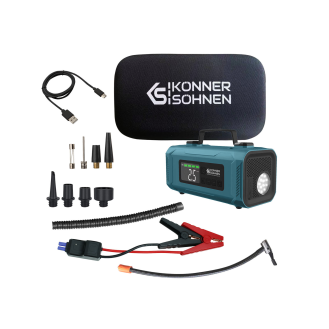 Avviatore di emergenza con compressore alimentato a batteria-Leggi tutto