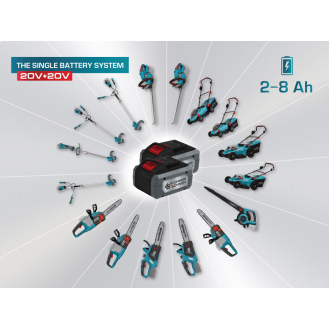 Akku-Kettensäge KS CS40V-14 Nennspannung, V 40 (20+20) Batterietyp Wiederaufladbare Lithium-Ionen-Batterie-Beschreibung lesen