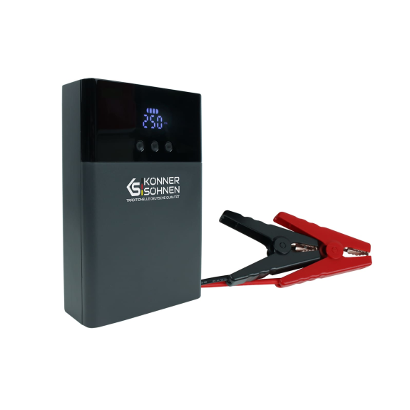 Booster de batterie voiture avec compresseur KS JSP-1200 Type de batterie rechargeable intégrée Lithium-ion Batterie , mAh 14000-Lire la description