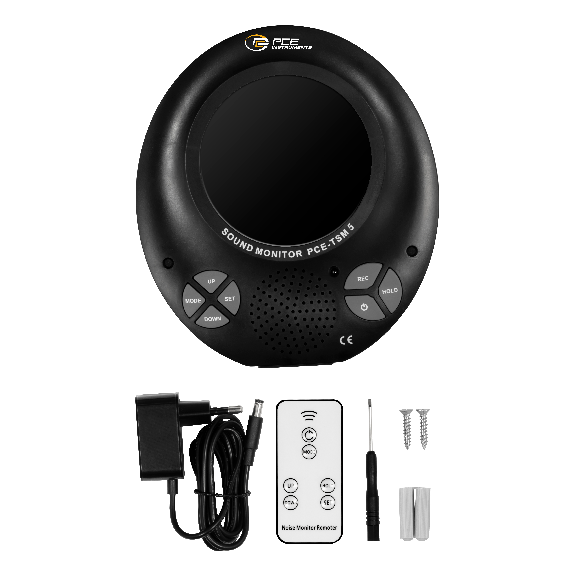 PCE Instruments Schallpegel-Monitor PCE-TSM 5 Messbereich 35 ... 135 dB |Genauigkeit ±2 dB |Speicherfunktion-Beschreibung lesen