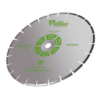Disque Diamant-Coupe humide-Universel Plus 350 mm-Lire la description