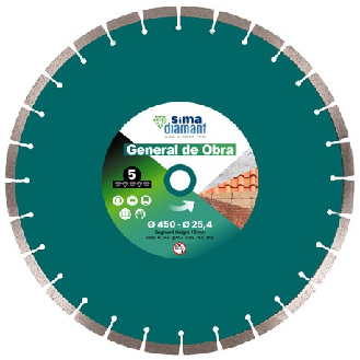Disco Diamante Taglio Umido Generale Costruzione 700 mm-Leggi tutto