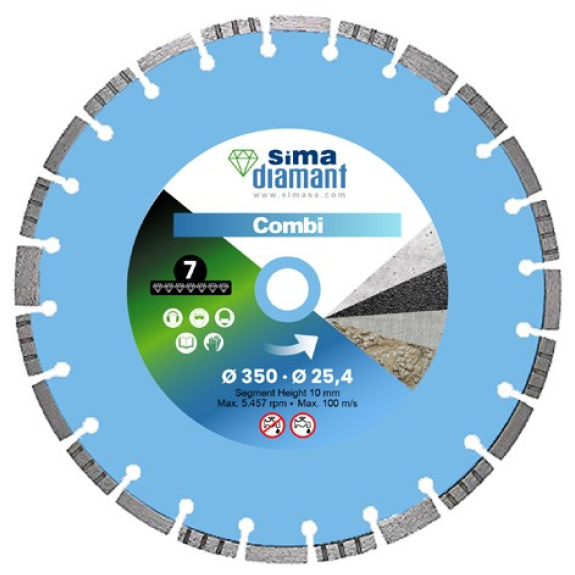 Disque Diamant Coupe Humide-à Sec Combi 400 mm Disque Diamant Coupe Humide-à Sec Combi 400 mm-Lire la description