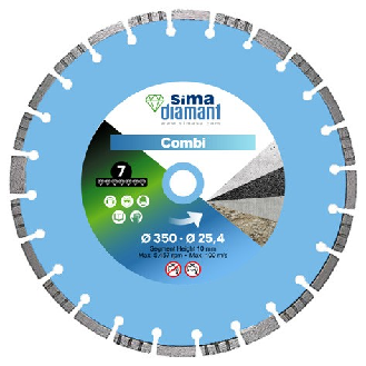 Disque Diamant Coupe Humide-à Sec Combi 450 mm-Lire la description
