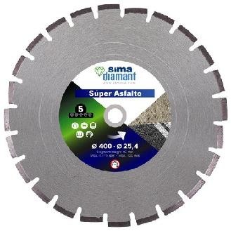 Disque diamant pour coupe humide 600 mm-Lire la description