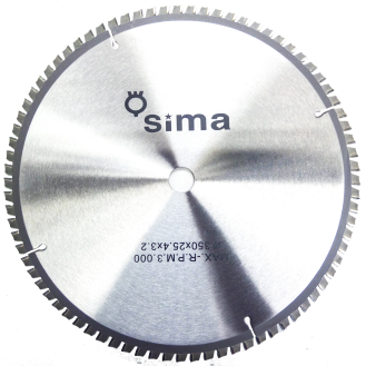 Lame carbure -Coupe Aluminium- 350 mm-Lire la description