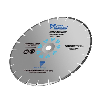 Disque Diamant-Coupe à sec/à eau -béton vieux Premium 350 mm-Lire la description