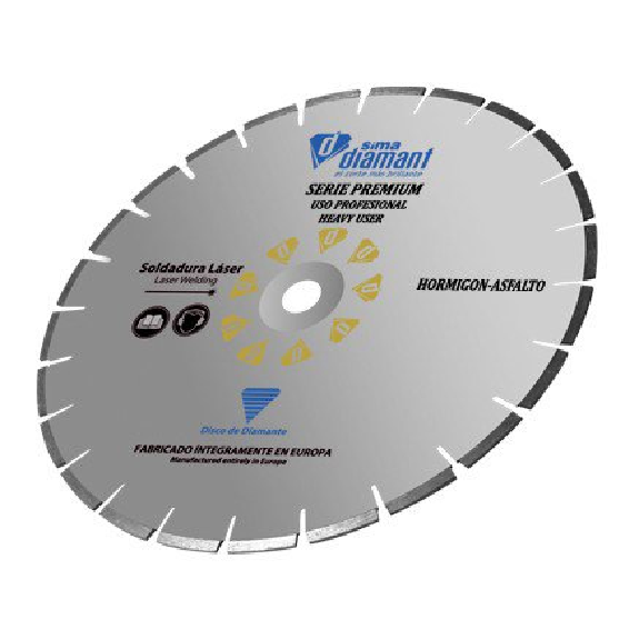 Disque Diamant Coupe à eau/à sec-béton Premium 350 mm Disque Diamant Coupe à eau/à sec-béton Premium 350 mm-Lire la description