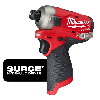 Atornillador de impacto silencioso subcompacto ¼" hex