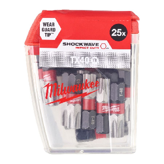 Puntas de impacto Shockwave Impact Duty TX - CD Tic Tac TX40 x 25 mm (25 pcs) - 10 pcs-Leer más