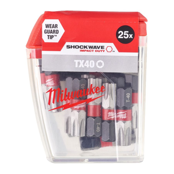 Puntas de impacto Shockwave Impact Duty TX - CD Tic Tac TX40 x 25 mm (25 pcs) - 10 pcs-Leer más