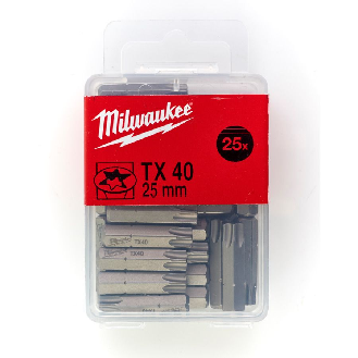 Puntas de atornillar TX - TX 40 x 25 mm - 25 pcs-Leer más