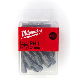 Puntas de atornillar - PH 1 x 25 mm - 25 pcs-Leer más