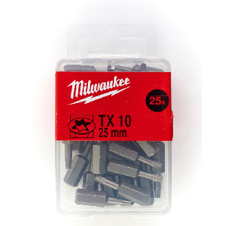 Puntas de atornillar TX - TX 10 x 25 mm - 25 pcs-Leer más