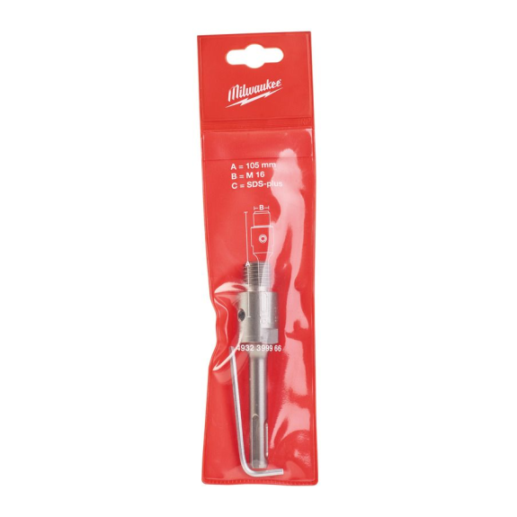 Husillos para coronas TCT - SDS-Plus TCT Arbor 105 mm - 1 pc-Leer más