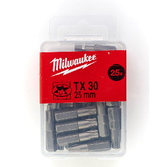 Puntas de atornillar TX - TX 30 x 25 mm - 25 pcs-Leer más