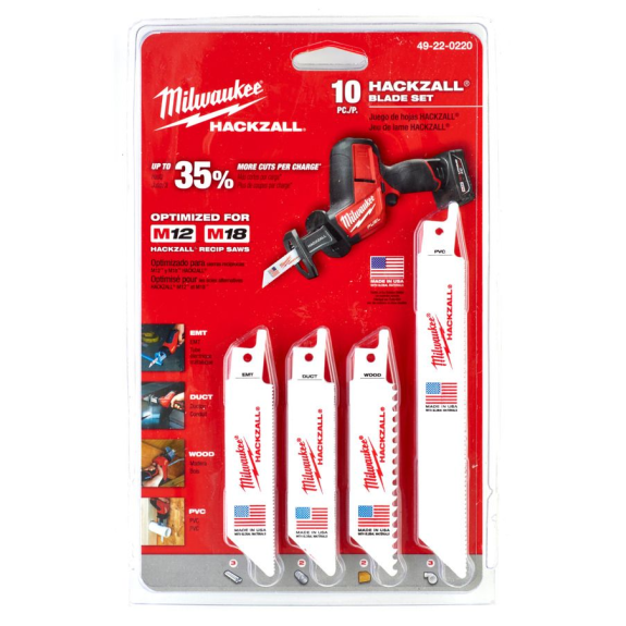 Hojas HACKZALL - HACKZALL Set - 10 pcs-Leer más