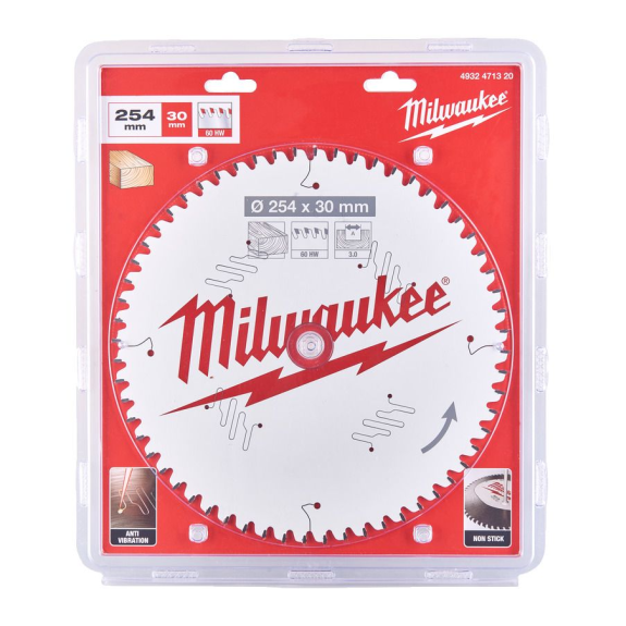 Discos para ingletadoras - CSB MS W 254 x 30 x 3,0 x 60ATB neg.-Leer más