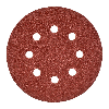 Lijas para lijadora roto-orbital ø  125 mm - 8 agujeros - 125 mm H and L GR 40 - 25 pcs