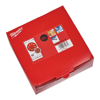 Lijas para lijadora roto-orbital ø  125 mm - 8 agujeros - 125 mm H and L GR 40 - 25 pcs-Leer más