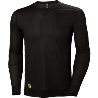 Chemise manches longues Helly Hansen LIFA, taille. S, noir-Lire la description