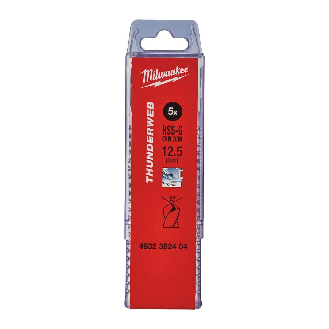 Paquetes de brocas para metal THUNDERWEB - DIN 338 - 5 y 10 unidades - TW 12.5 x 151 - 5 pcs-Leer más