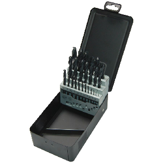 Estuche de brocas para metal HSS estampadas - DIN 338 - HSSR Set - 25 pcs-Leer más