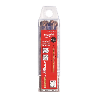 Paquetes de brocas para metal HSS-Co - DIN 338 - 5 y 10 unidades - HSSGC 6.0 x 93 - 10 pcs-Leer más