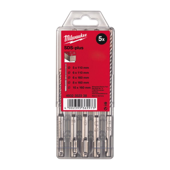 Juegos de brocas SDS-Plus M2 - 2 cortes - SDS-Plus M2 Set - 5 pcs-Leer más