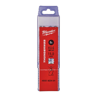 Paquetes de brocas para metal THUNDERWEB - DIN 338 - 5 y 10 unidades - TW 11.0 x 142 - 5 pcs-Leer más