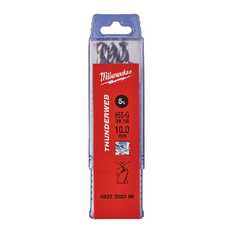 Paquetes de brocas para metal THUNDERWEB - DIN 338 - 5 y 10 unidades - TW 10.0 x 133 - 5 pcs-Leer más