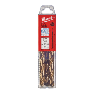 Paquetes de brocas para metal HSS-Co - DIN 338 - 5 y 10 unidades - HSSGC 12.0 x 151 - 5 pcs-Leer más