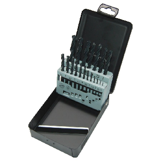 Estuche de brocas para metal HSS estampadas - DIN 338 - HSSR Set - 19 pcs-Leer más